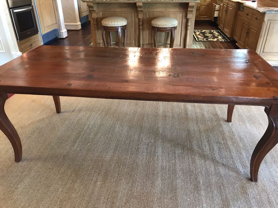 Stunning Custom Wooden Handmade Craftsman Dining Table [Photo 13]