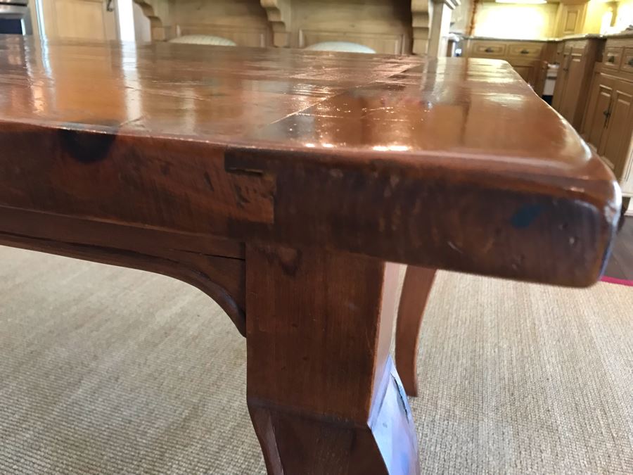 Stunning Custom Wooden Handmade Craftsman Dining Table [Photo 5]