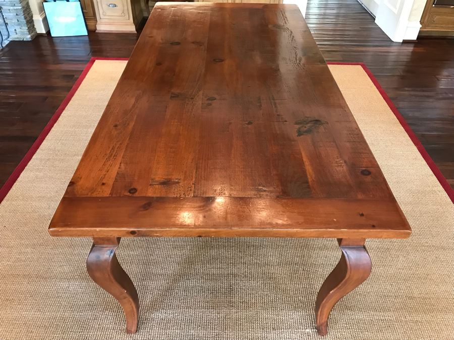 Stunning Custom Wooden Handmade Craftsman Dining Table [Photo 4]