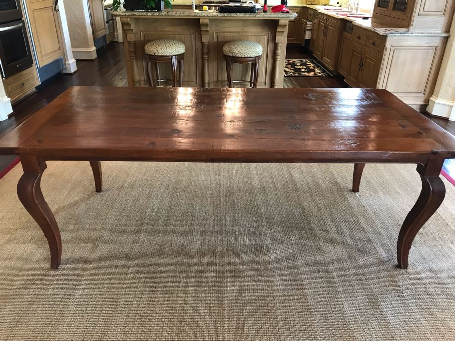 Stunning Custom Wooden Handmade Craftsman Dining Table [Photo 1]