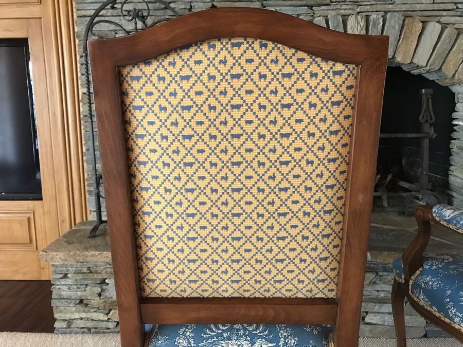 Pair Of Elegantly Upholstered Armchairs [Photo 13]