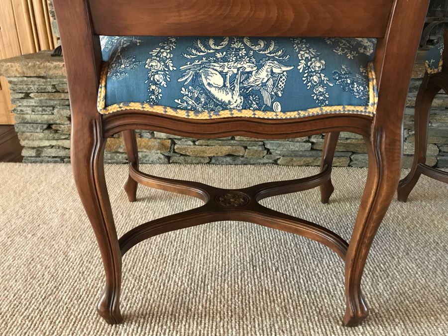 Pair Of Elegantly Upholstered Armchairs [Photo 14]