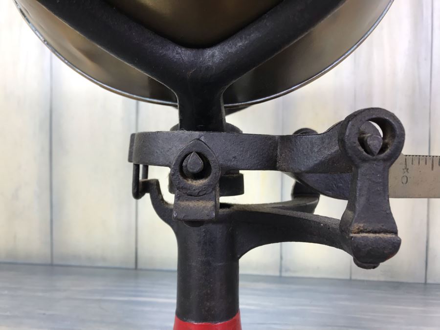 Vintage Fairbanks Cast Iron Candy Scale With Brass Toe Crow Foot Red Paint [Photo 7]