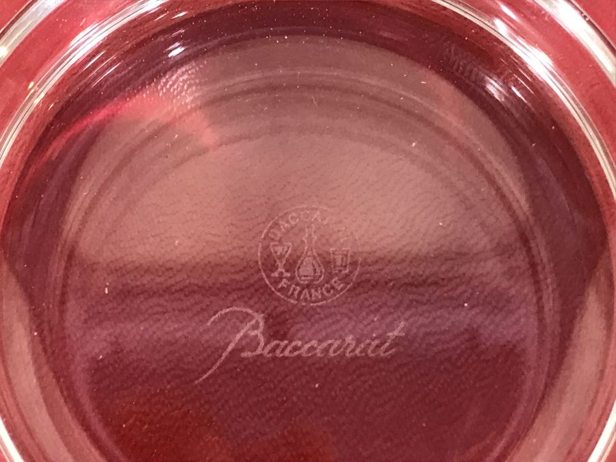 Pair Of New Baccarat Crystal Glasses In Original Box [Photo 7]