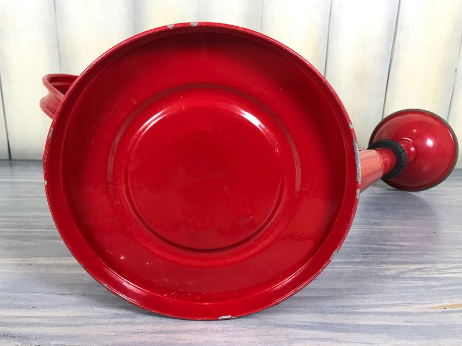 Vintage Painted Red Watering Can 13'H [Photo 8]