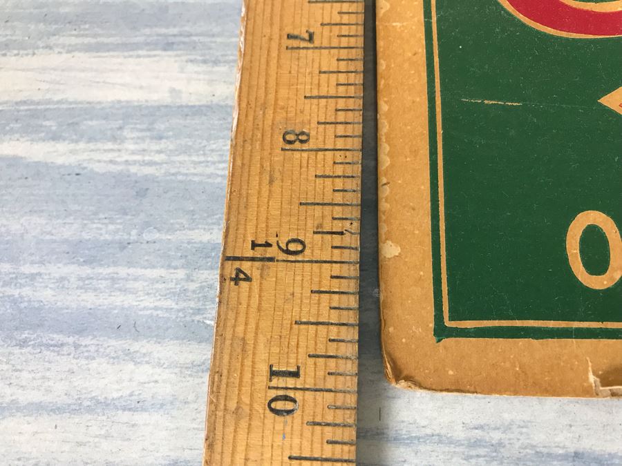 Hand Painted Country Folk Art Primitive Metal Washboard By Lisa Carpenter New Hampshire 1992 And Vintage Cardboard Adverising Sign Fairies Sweet-Scented Starch Makes Ironing Easy [Photo 15]