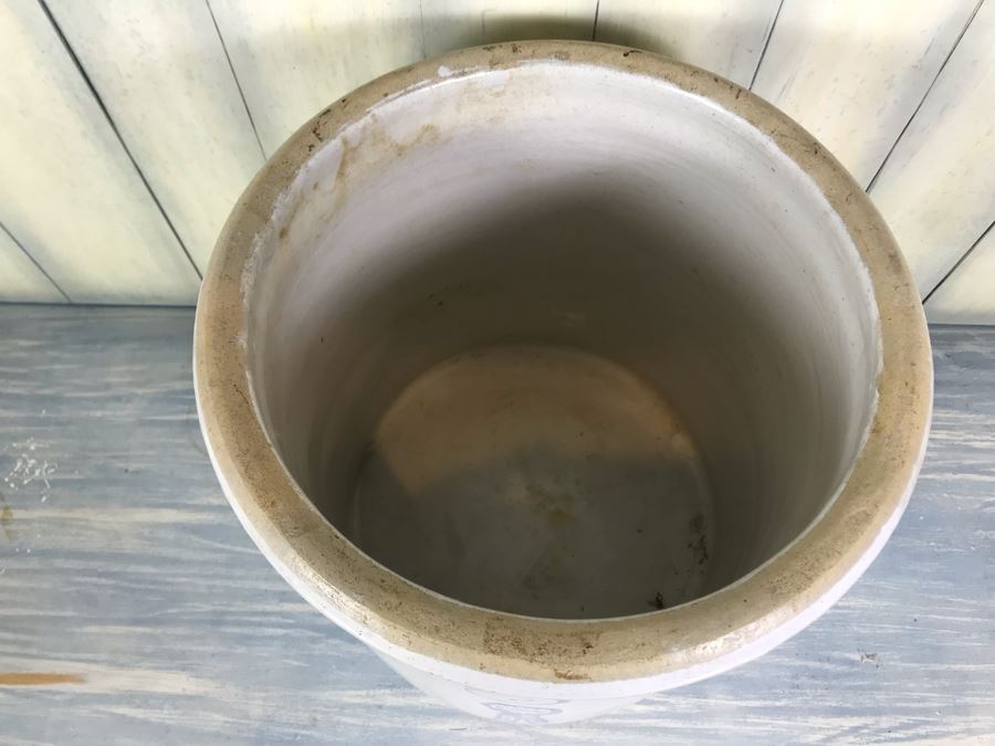 Vintage 5 Gallon Blue Ribbon Brand Crock Pot 13'H X 11.5'W [Photo 8]