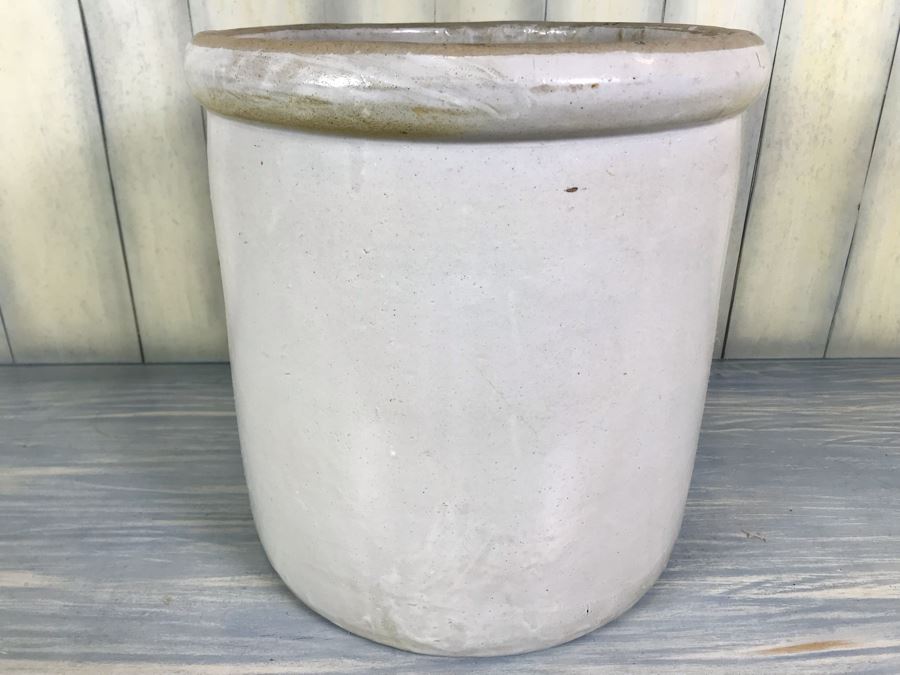 Vintage 5 Gallon Blue Ribbon Brand Crock Pot 13'H X 11.5'W [Photo 10]