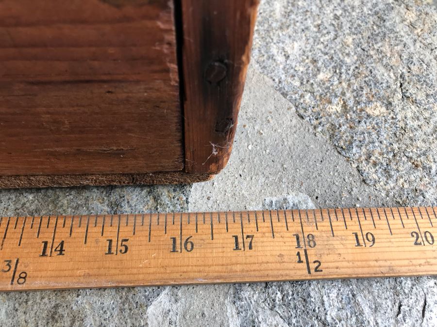 Antique Primitive Wooden And Metal Cage With Handle 17'D X 12'W X 12.5'H [Photo 20]