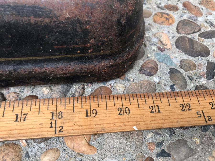 Large Antique Fairbanks Industrial Rolling Floor Scale 250lbs Capacity 21'D X 12.5'W X 27'H - May Need Servicing [Photo 18]