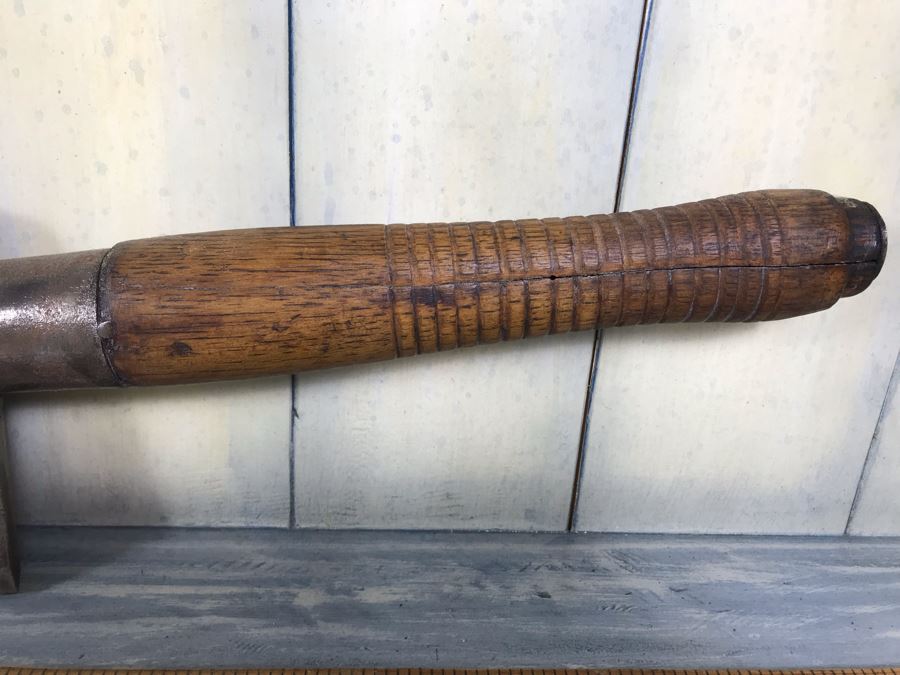 Antique J. Beatty Cast-Steel 3 Meat Cleaver Butcher's Knife [Photo 9]