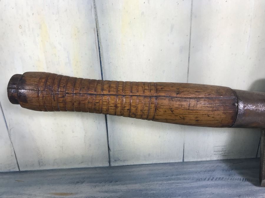 Antique J. Beatty Cast-Steel 3 Meat Cleaver Butcher's Knife [Photo 5]