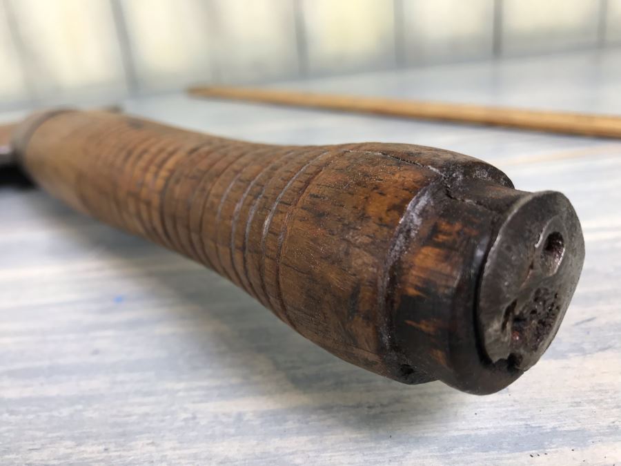 Antique J. Beatty Cast-Steel 3 Meat Cleaver Butcher's Knife [Photo 11]