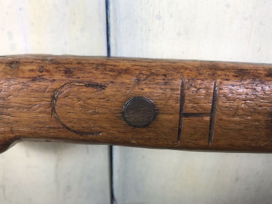 Antique Village Blacksmith Solid Steel Forged Meat Cleaver Butcher's Knife [Photo 8]