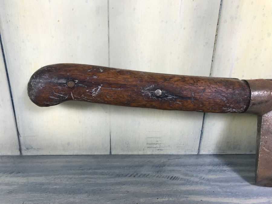 Antique 8' Foster Bros. Trade Mark 8 Meat Cleaver Butcher's Knife [Photo 10]