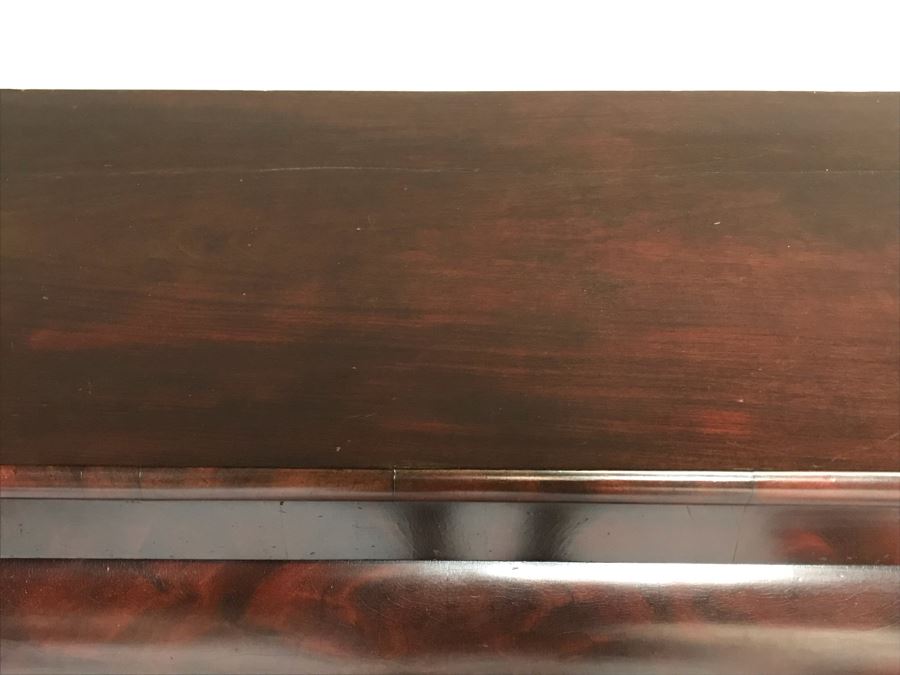 Stunning Mahogany Sideboard Buffet Table With Ornately Carved Claw Feet - Working Locks On Drawers And Cabinets - Have Skeleton Key [Photo 27]