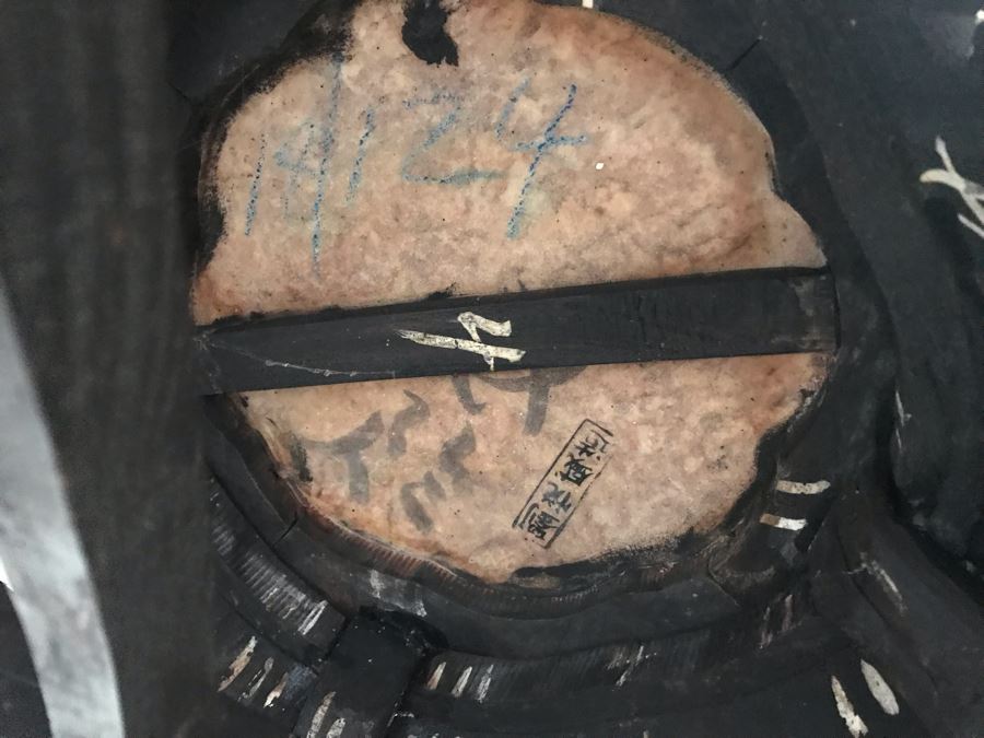 Antique Chinese Rosewood Fern Stand Table With Marble Top 36”H X 19”W [Photo 17]