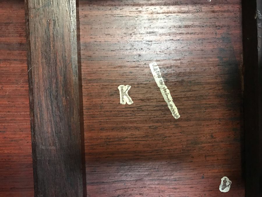 Set Of (4) Vintage Rosewood Chinese Hong Kong Nesting Tables [Photo 19]