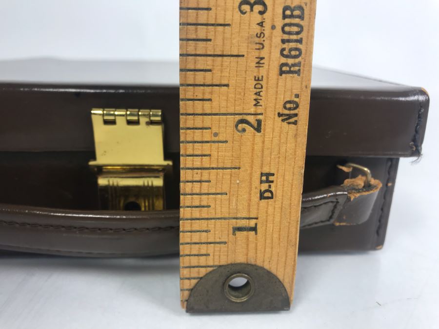 Vintage DUNHILL Pair Of 13oz Flasks Tin-Line Made In Germany With Leather Carrying Case [Photo 20]