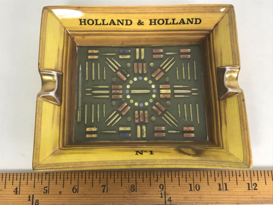 Vintage Holland & Holland Cartridge Ammo Ashtray No 1 7.5'W Estimate $250 [Photo 8]