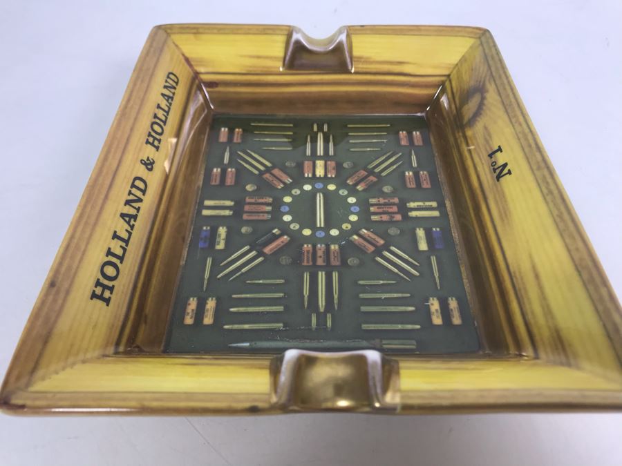 Vintage Holland & Holland Cartridge Ammo Ashtray No 1 7.5'W Estimate $250 [Photo 5]