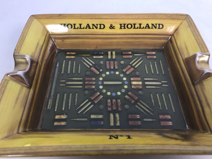 Vintage Holland & Holland Cartridge Ammo Ashtray No 1 7.5'W Estimate $250 [Photo 4]
