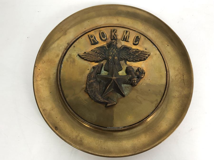 Brass Embossed Wall Plaque Of ROKMC: Republic of Korea Marine Corps [Photo 8]