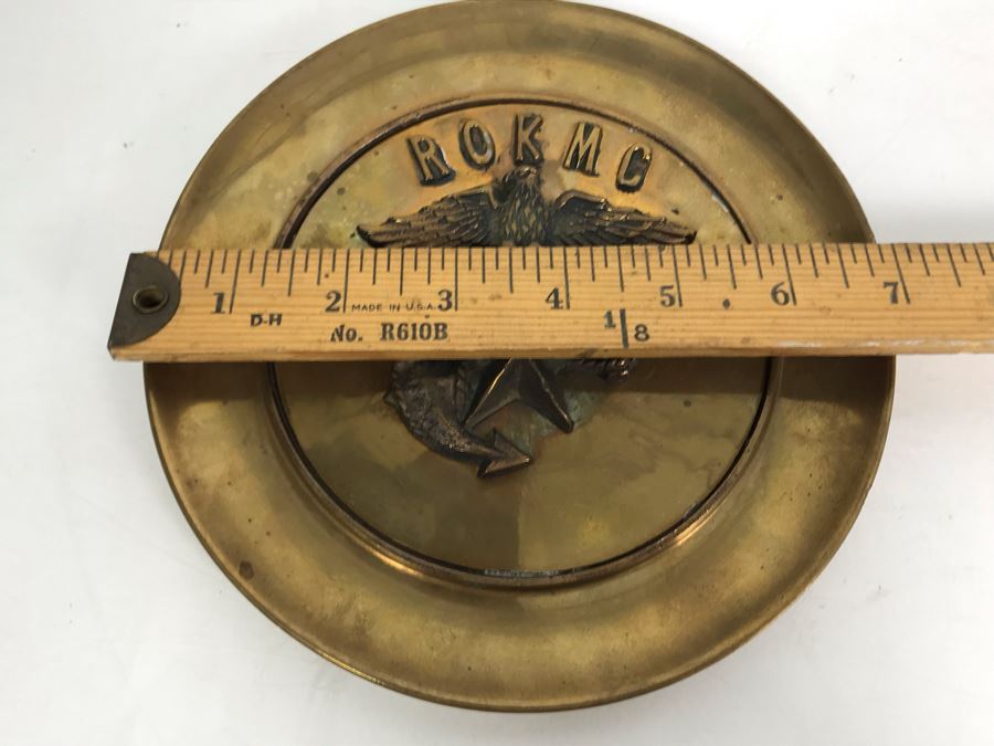 Brass Embossed Wall Plaque Of ROKMC: Republic of Korea Marine Corps [Photo 7]