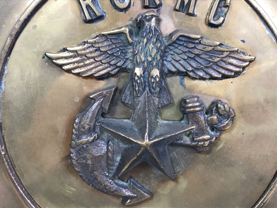 Brass Embossed Wall Plaque Of ROKMC: Republic of Korea Marine Corps [Photo 5]