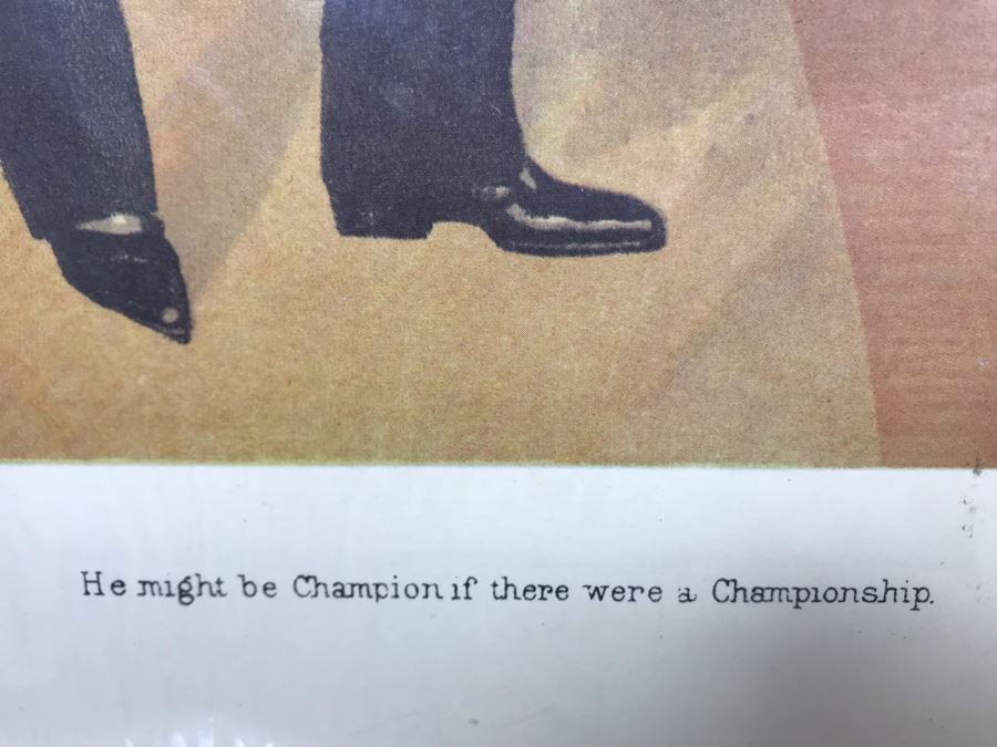 Pair Of Reproduction Vanity Fair Prints Boxer And Pool Player [Photo 17]