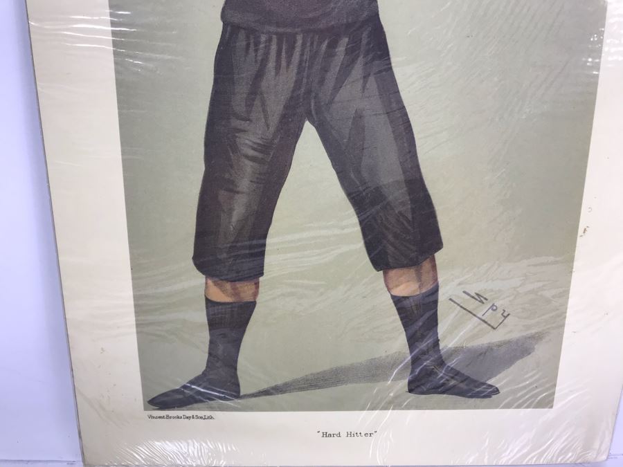 Pair Of Reproduction Vanity Fair Prints Boxer And Pool Player [Photo 8]