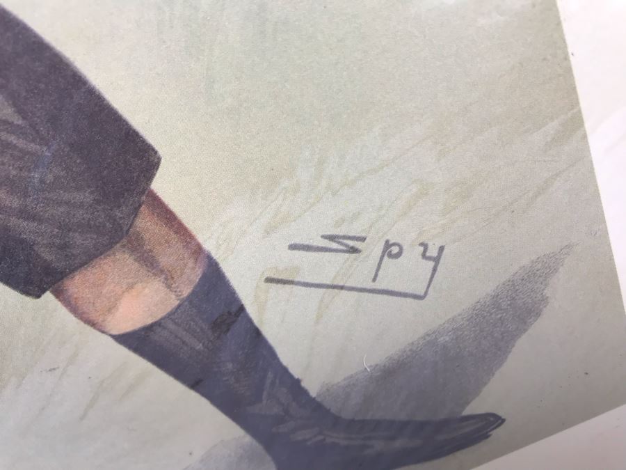 Pair Of Reproduction Vanity Fair Prints Boxer And Pool Player [Photo 9]