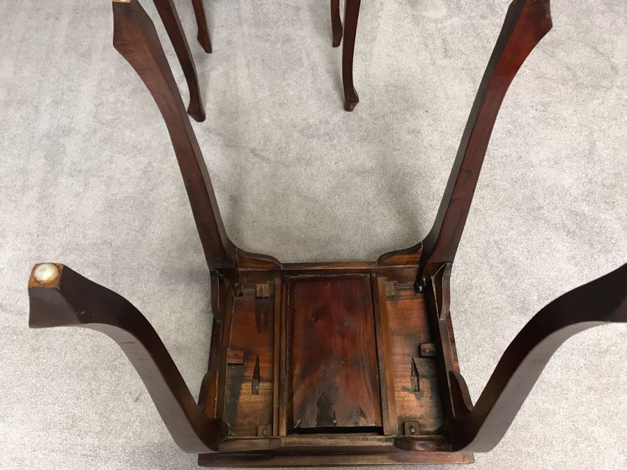 Pair Of Wooden Side Tables With Drawer 1'9.5' X 1'4.5' X 2'7' [Photo 15]