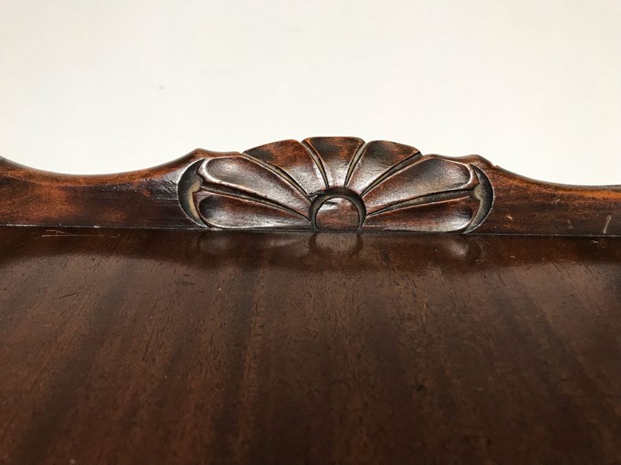 Vintage Carved Oak Table With Ball And Claw Feet By Superior Tables Brooklyn, NY - Slight Chip On Top Of Table - See Photos [Photo 9]