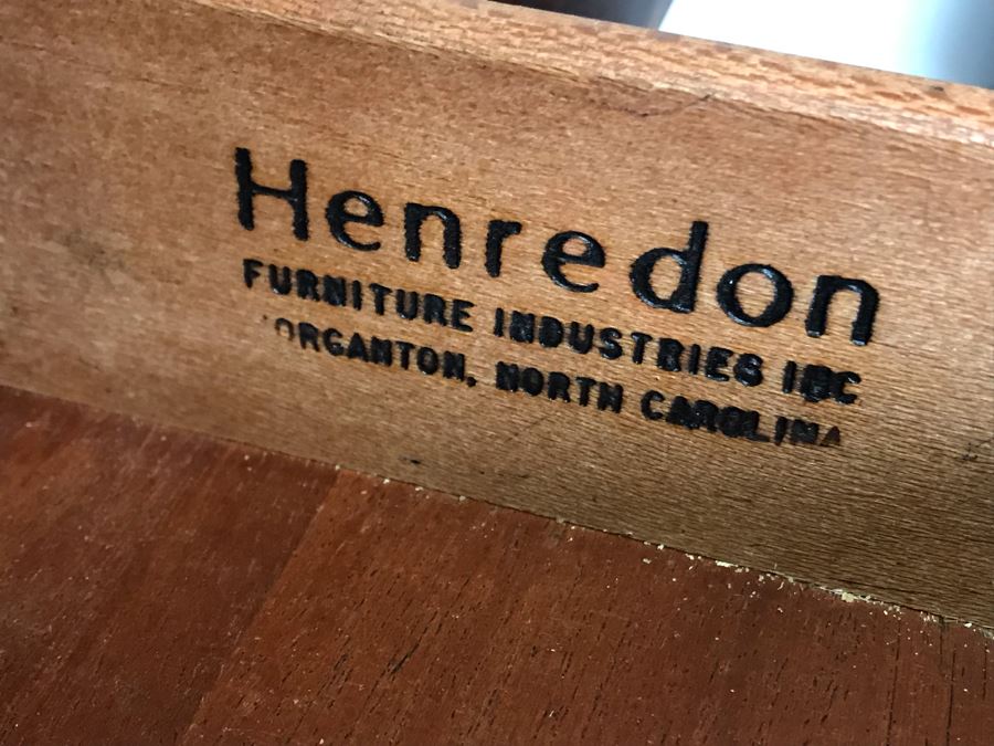 Vintage 3-Drawer Henredon Writing Desk 3'9'W X 1'11'D X 2'6'H [Photo 9]