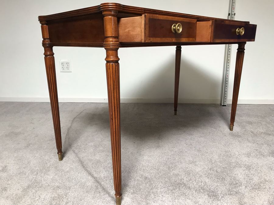 Vintage 3-Drawer Henredon Writing Desk 3'9'W X 1'11'D X 2'6'H [Photo 3]