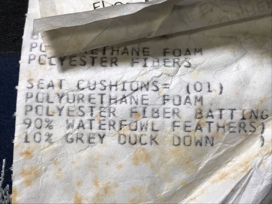 Vintage Green Upholstered Ralph Lauren Armchair With Down Feathers [Photo 12]