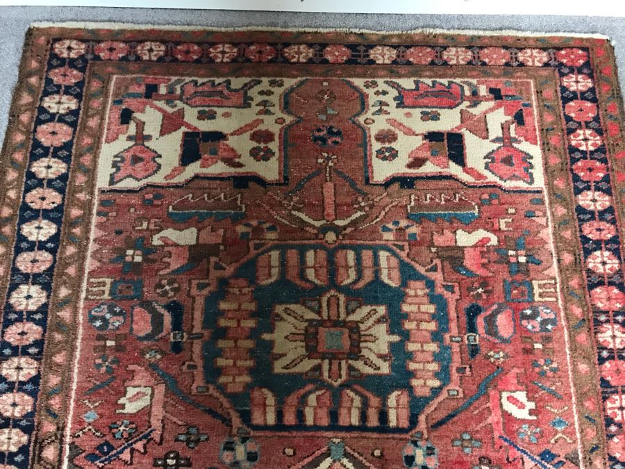 Vintage Hand Knotted Wool Persian Rug Runner 50' X 135' [Photo 10]