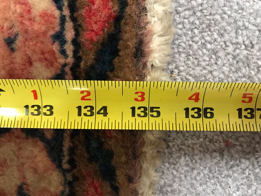 Vintage Hand Knotted Wool Persian Rug Runner 50' X 135' [Photo 15]