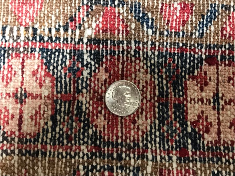 Vintage Hand Knotted Wool Persian Rug Runner 50' X 135' [Photo 13]