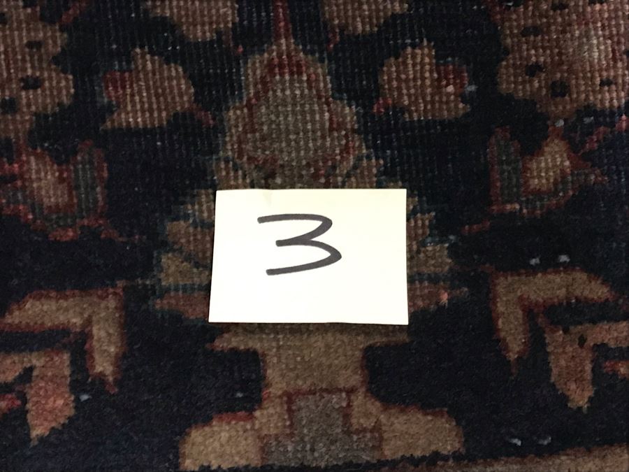 Vintage Hand Knotted Wool Persian Rug 38' X 59' [Photo 12]