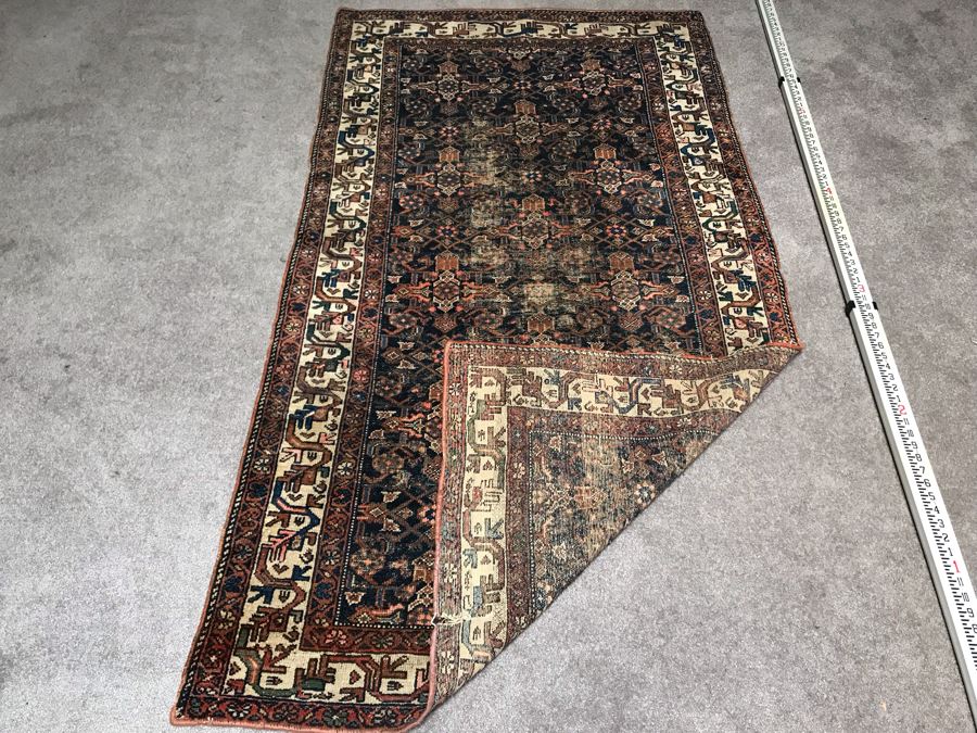 Vintage Hand Knotted Wool Persian Rug 42' X 77' [Photo 2]