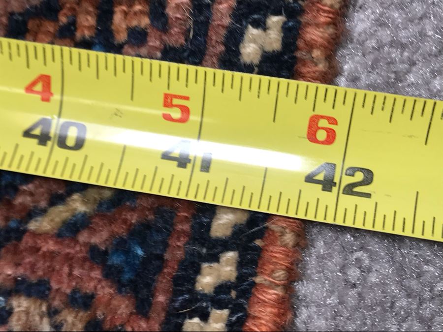 Vintage Hand Knotted Wool Persian Rug 42' X 77' [Photo 10]