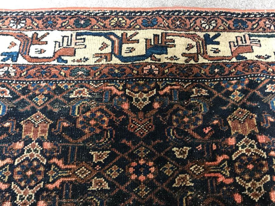 Vintage Hand Knotted Wool Persian Rug 42' X 77' [Photo 6]