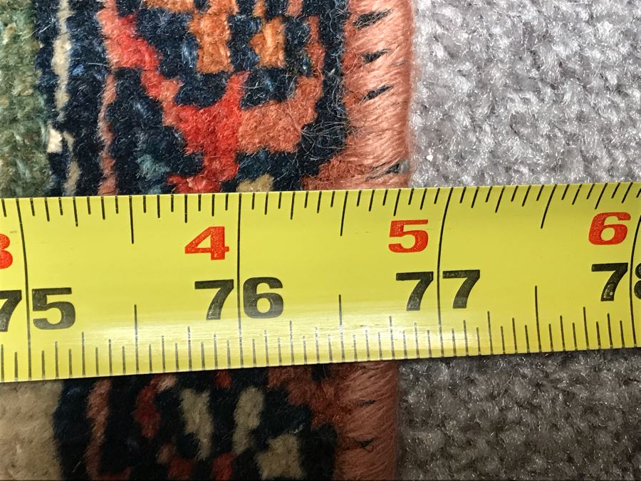 Vintage Hand Knotted Wool Persian Rug 42' X 77' [Photo 11]