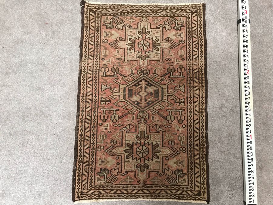 Vintage Hand Knotted Wool Persian Rug 25' X 39' [Photo 3]
