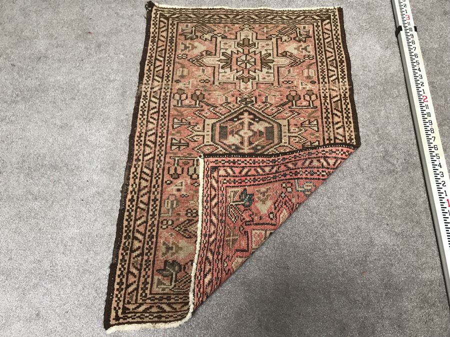 Vintage Hand Knotted Wool Persian Rug 25' X 39' [Photo 2]