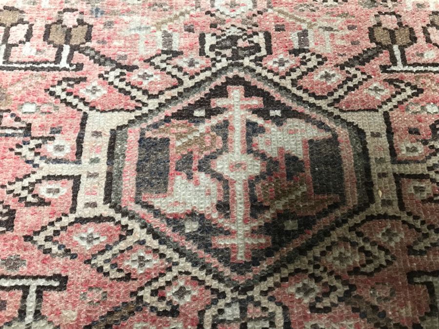 Vintage Hand Knotted Wool Persian Rug 25' X 39' [Photo 6]