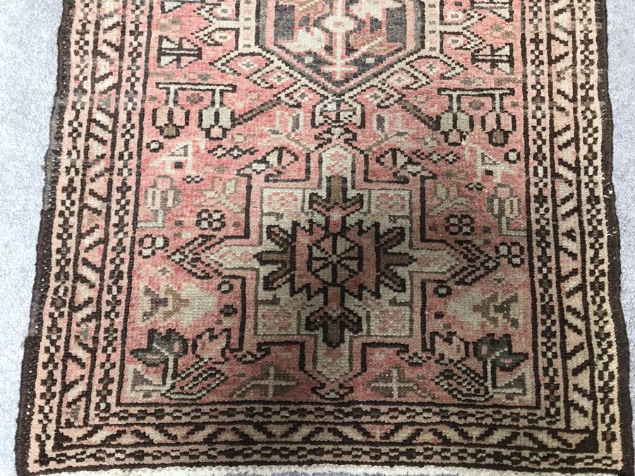 Vintage Hand Knotted Wool Persian Rug 25' X 39' [Photo 4]