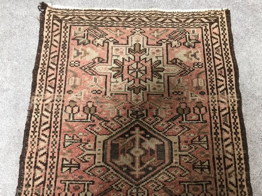 Vintage Hand Knotted Wool Persian Rug 25' X 39' [Photo 5]